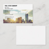 Visitenkarte glänzende moderne skyline  名刺 (正面/裏面)