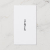 Visitenkarte, Hochformat (individuell gestaltbar) 名刺 (裏面)