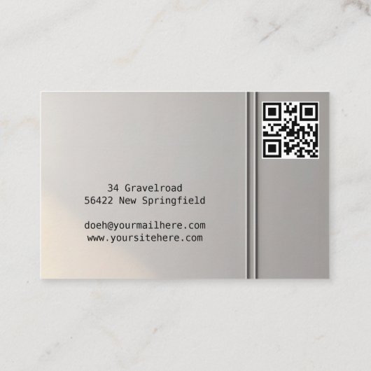 Visitenkarte Immobilienmakler Raumausstatter etc 名刺 (裏面)