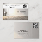 Visitenkarte Immobilienmakler Raumausstatter etc 名刺 (正面/裏面)