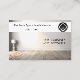 Visitenkarte Immobilienmakler Raumausstatter etc 名刺