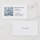 Visitenkarte (individuell gestaltbar) 名刺 (正面/裏面)