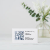 Visitenkarte (individuell gestaltbar) 名刺 (スタンド正面)