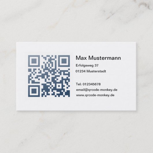 Visitenkarte (individuell gestaltbar) 名刺 (正面)