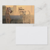 Visitenkarte "Irish Terrier" 名刺 (正面/裏面)