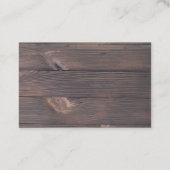 Visitenkarte Lebensmittelbranche 名刺 (裏面)