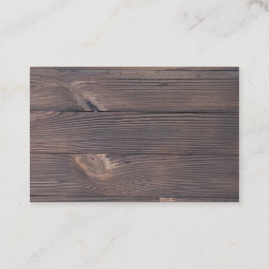 Visitenkarte Lebensmittelbranche 名刺 (裏面)