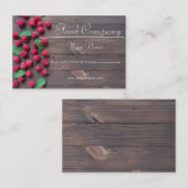 Visitenkarte Lebensmittelbranche 名刺 (正面/裏面)