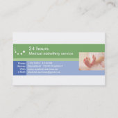 Visitenkarte Medizinischer Service Physiotherapie 名刺 (裏面)