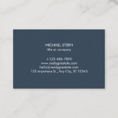 Visitenkarte mit QR-Code & Logo  名刺 (裏面)