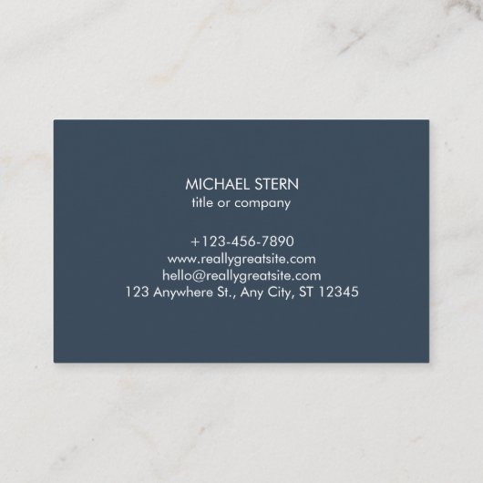 Visitenkarte mit QR-Code & Logo  名刺 (裏面)