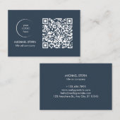 Visitenkarte mit QR-Code & Logo  名刺 (正面/裏面)