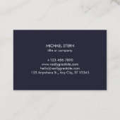 Visitenkarte mit QR-Code & Logo 名刺 (裏面)