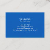 Visitenkarte mit QR-Code & Logo  名刺 (裏面)