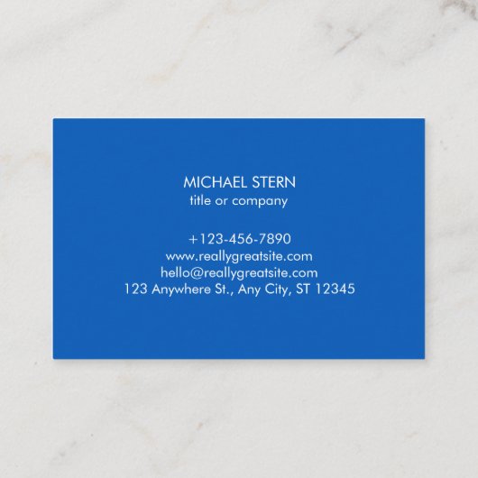 Visitenkarte mit QR-Code & Logo  名刺 (裏面)