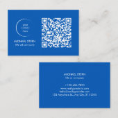 Visitenkarte mit QR-Code & Logo  名刺 (正面/裏面)