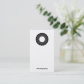 Visitenkarte "Photography" 名刺 (スタンド正面)