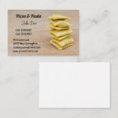 Visitenkarte Pizza & Pasta Design 3 名刺 (正面/裏面)