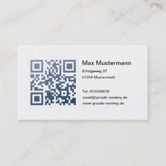 Visitenkarte, platin (individuell gestaltbar) 名刺