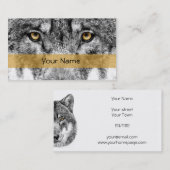 Visitenkarte Wolf 名刺 (正面/裏面)