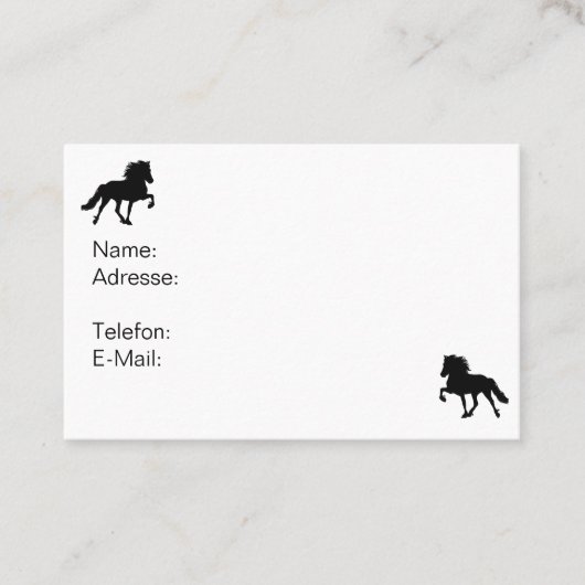 Visitenkarte zum Selbergestalten 名刺 (正面)