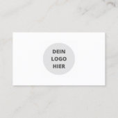 Visitenkarten Erstellen - Einfache Vorlage - 名刺 (裏面)