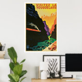 Visitez la Yougoslavy Vintage Travel広告 ポスター (ホームオフィス)