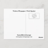 Visitez l'Espagne （スペインを訪問） ポストカード (裏面)