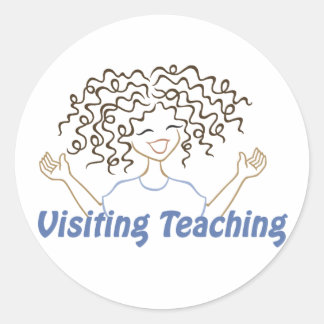 Visiting 教え Stickers ラウンドシール