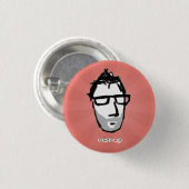 visnupボタン(赤い) 缶バッジ (正面&裏面)