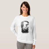 Vissarion Grigorievich Belinskyのポートレート Tシャツ (正面フル)
