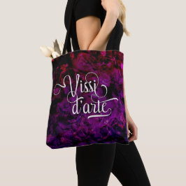 Vissi d'arte Tosca gemstone textureオールオーバープリント トートバッグ