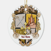 Vistaクロスシールド姓 セラミックオーナメント (左)