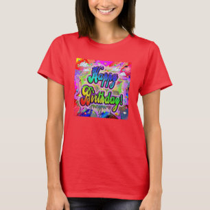Vista表現ハッピーバースデーTシャツ Tシャツ