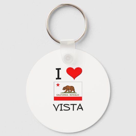 VISTA Californiaが大好き キーホルダー (正面)