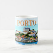 Vista del rio Douro porto portugal コーヒーマグカップ (中央)
