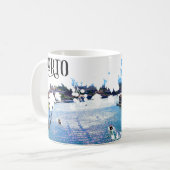 Vista do rio Douro porto portugal コーヒーマグカップ (正面左)