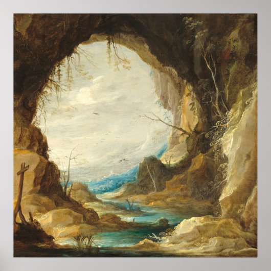 Vista from a Grotto - David Teniersファインアート ポスター (正面)