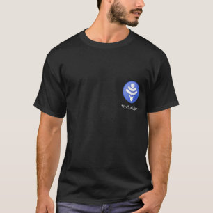 Vistumbler.netの黒いTシャツ Tシャツ