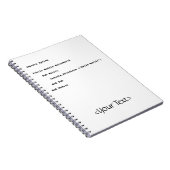 Visual Basic Hello World Greeting ノートブック (右側)