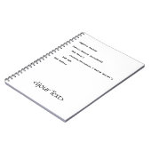 Visual Basic Hello World Greeting ノートブック (左側)