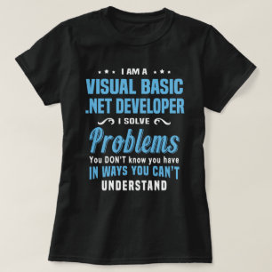 Visual Basic .NET開発者 Tシャツ