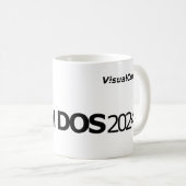 Visual DOS 2024マグ コーヒーマグカップ (正面右)