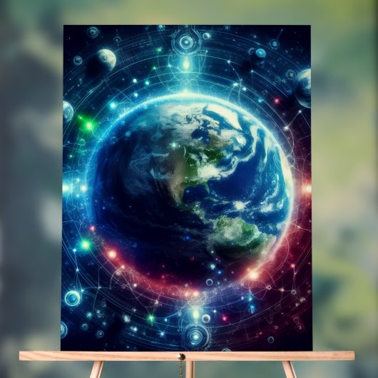 Visual Multiverse Theory Parallel Universes on a アクリルサイン (ニュートラル)