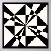 Visual Pull | Modern Stretched Canvas Print ポスター (正面)