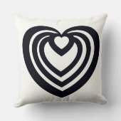 Visual Pull | Modern Throw Pillow クッション (裏面)