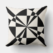 Visual Pull | Modern Throw Pillow クッション (正面)