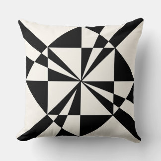Visual Pull | Modern Throw Pillow クッション