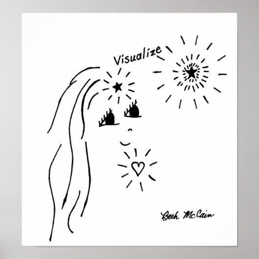 'Visualize'ポスター ポスター (正面)