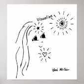 'Visualize' Canvas Print ポスター (正面)